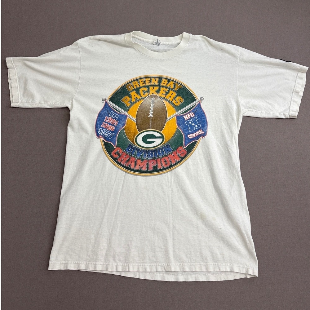Vintage Starter Green Bay Packers NFC Central Division Champions Shirt Mens